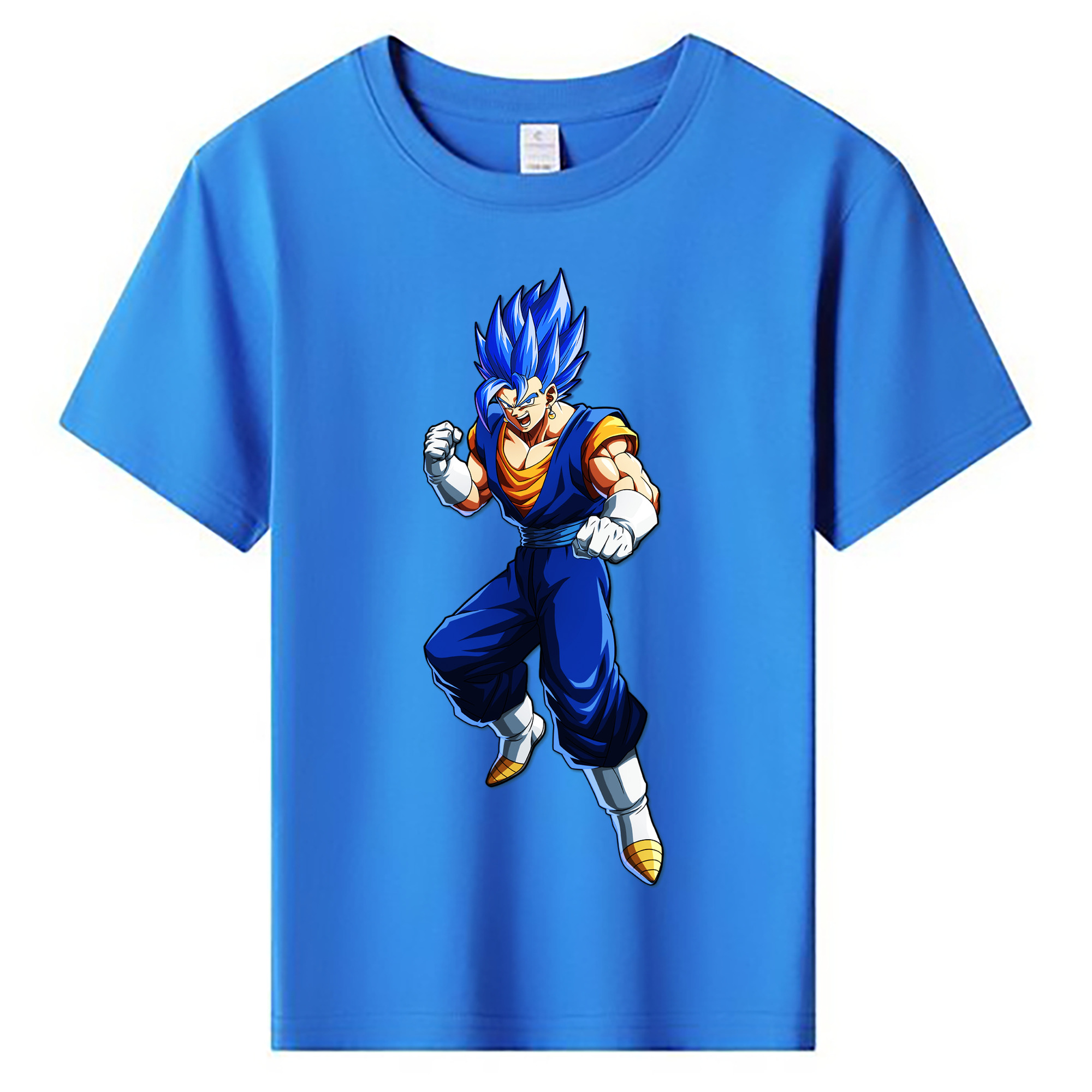 （画像用） ドラゴンボール ベジット DRAGON BALL Vegetto 綿100％キッズTシャツ（フロントプリント）